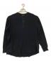 LAD MUSICIAN（ラッドミュージシャン）の古着「THERMAL HENRY NECK PULLOVER」｜ブラック