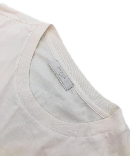 PRADA（プラダ）PRADA (プラダ) JERSEY TEE ホワイト サイズ:Lの古着・服飾アイテム