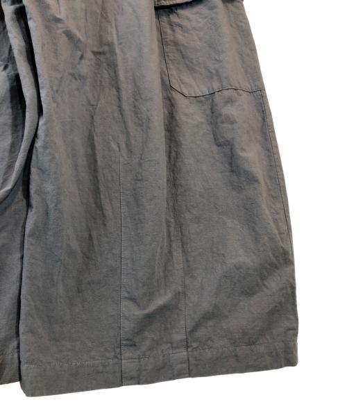 nest Robe（ネストローブ）nest Robe (ネストローブ) コットンリネンウェザーバレルパンツ グレー サイズ:Fの古着・服飾アイテム