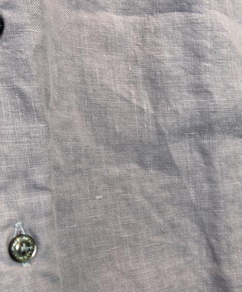 nest Robe（ネストローブ）nest Robe (ネストローブ) リネン天然染めビッグシャツワンピース パープル サイズ:Fの古着・服飾アイテム