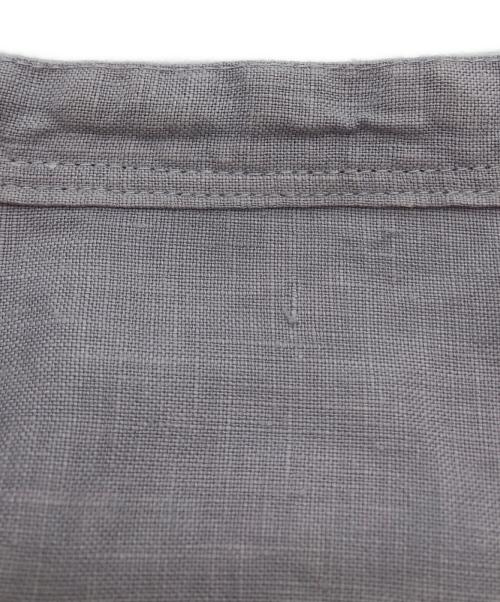 nest Robe（ネストローブ）nest Robe (ネストローブ) リネン天然染めビッグシャツワンピース パープル サイズ:Fの古着・服飾アイテム
