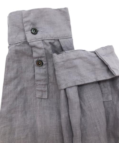 nest Robe（ネストローブ）nest Robe (ネストローブ) リネン天然染めビッグシャツワンピース パープル サイズ:Fの古着・服飾アイテム