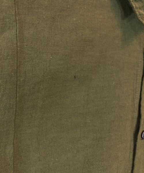 nest Robe（ネストローブ）nest Robe (ネストローブ) 近江晒 サイドギャザー ワンピース カーキ サイズ:Fの古着・服飾アイテム