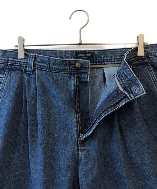 DOCKERS（ドッカーズ）DOCKERS (ドッカーズ) 2タックデニムパンツ インディゴ サイズ:W36×L32の古着・服飾アイテム