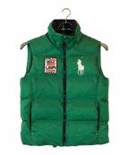 POLO RALPH LAURENポロ・ラルフローレン）の古着「ダウンベスト」｜グリーン