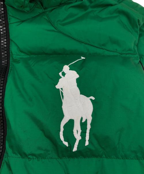 POLO RALPH LAUREN（ポロ・ラルフローレン）POLO RALPH LAUREN (ポロ・ラルフローレン) ダウンベスト グリーン サイズ:Mの古着・服飾アイテム