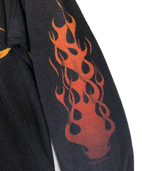 HARLEY-DAVIDSON（ハーレーダビッドソン）HARLEY-DAVIDSON (ハーレーダビッドソン) フレイムカットソー ブラック サイズ:Mの古着・服飾アイテム