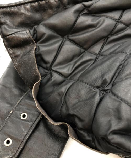 Schott（ショット）Schott (ショット) 618レザーライダースジャケット ブラック サイズ:42の古着・服飾アイテム