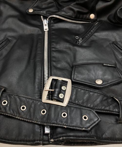 Schott（ショット）Schott (ショット) 618レザーライダースジャケット ブラック サイズ:42の古着・服飾アイテム