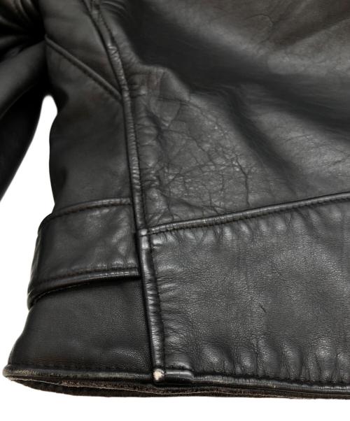 Schott（ショット）Schott (ショット) 618レザーライダースジャケット ブラック サイズ:42の古着・服飾アイテム