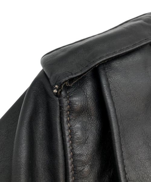 Schott（ショット）Schott (ショット) 618レザーライダースジャケット ブラック サイズ:42の古着・服飾アイテム