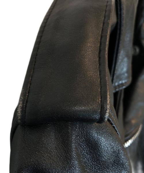 Schott（ショット）Schott (ショット) 618レザーライダースジャケット ブラック サイズ:42の古着・服飾アイテム