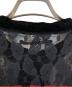 中古・古着 Jean Paul GAULTIER FEMME (ジャンポールゴルチエ フェム) ボーダーシアーカーディガン ブラック×レッド サイズ:40：20000円