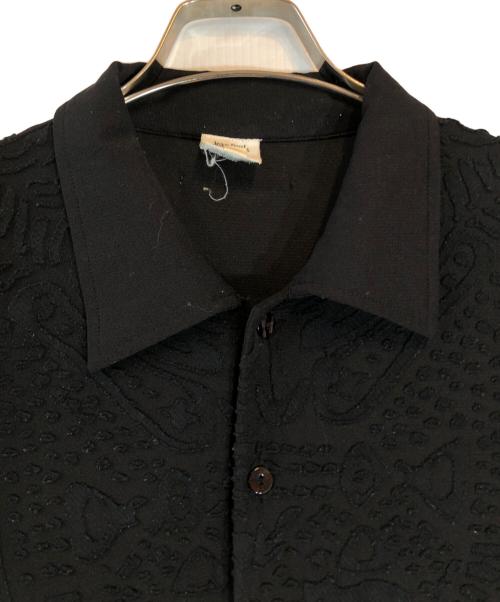 Jean Paul Gaultier homme（ジャンポールゴルチェオム）Jean Paul Gaultier homme (ジャンポールゴルチェオム) デザインシャツ ブラック サイズ:48の古着・服飾アイテム