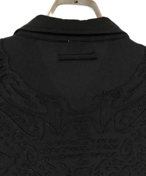 Jean Paul Gaultier homme（ジャンポールゴルチェオム）Jean Paul Gaultier homme (ジャンポールゴルチェオム) デザインシャツ ブラック サイズ:48の古着・服飾アイテム