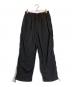 ATON（エイトン）の古着「HAND DYED NYLON UTILITY PANTS」｜ブラック