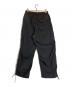 ATON (エイトン) HAND DYED NYLON UTILITY PANTS ブラック サイズ:04：18000円