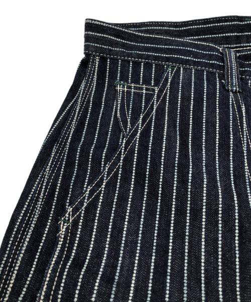 THE FLAT HEAD（ザ・フラットヘッド）THE FLAT HEAD (ザ・フラットヘッド) 10oz ウォバッシュデニム ダブルニーペインターパンツ インディゴ サイズ:Mの古着・服飾アイテム