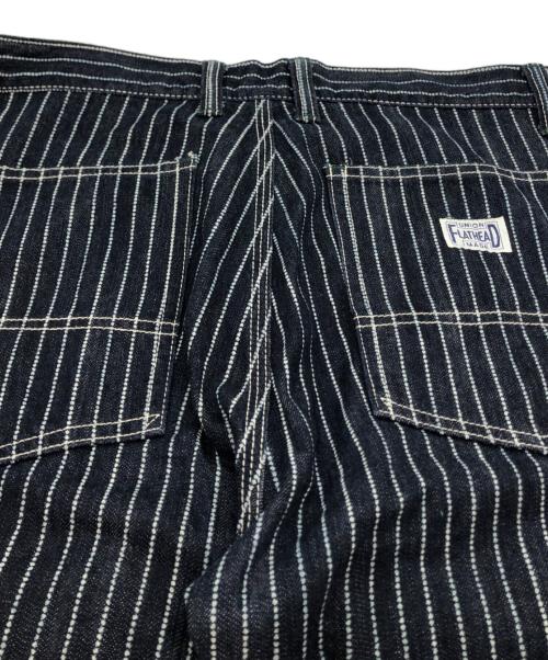 THE FLAT HEAD（ザ・フラットヘッド）THE FLAT HEAD (ザ・フラットヘッド) 10oz ウォバッシュデニム ダブルニーペインターパンツ インディゴ サイズ:Mの古着・服飾アイテム