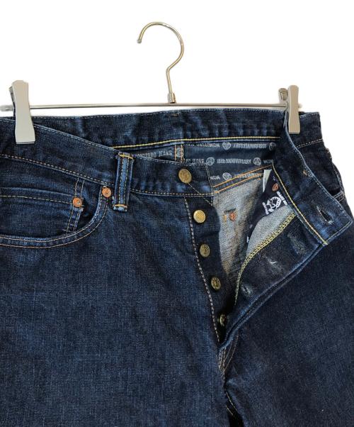 MOMOTARO JEANS（桃太郎ジーンズ）MOMOTARO JEANS (桃太郎ジーンズ) 15周年記念ジーンズ ブロークンデニム インディゴ サイズ:W34の古着・服飾アイテム
