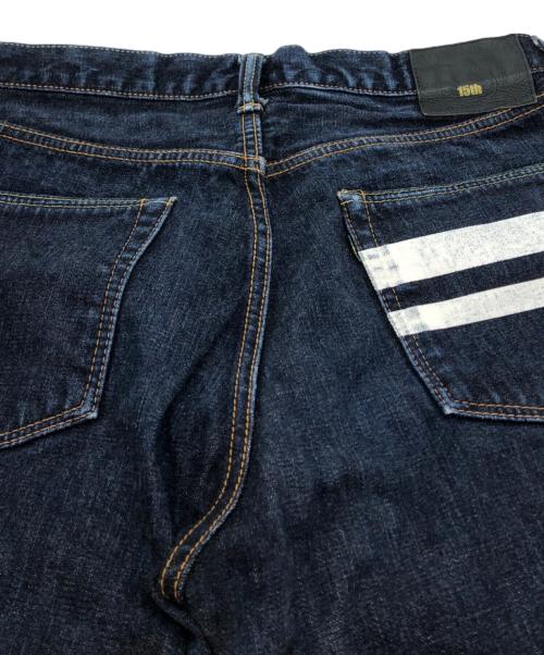MOMOTARO JEANS（桃太郎ジーンズ）MOMOTARO JEANS (桃太郎ジーンズ) 15周年記念ジーンズ ブロークンデニム インディゴ サイズ:W34の古着・服飾アイテム