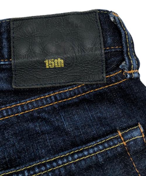 MOMOTARO JEANS（桃太郎ジーンズ）MOMOTARO JEANS (桃太郎ジーンズ) 15周年記念ジーンズ ブロークンデニム インディゴ サイズ:W34の古着・服飾アイテム