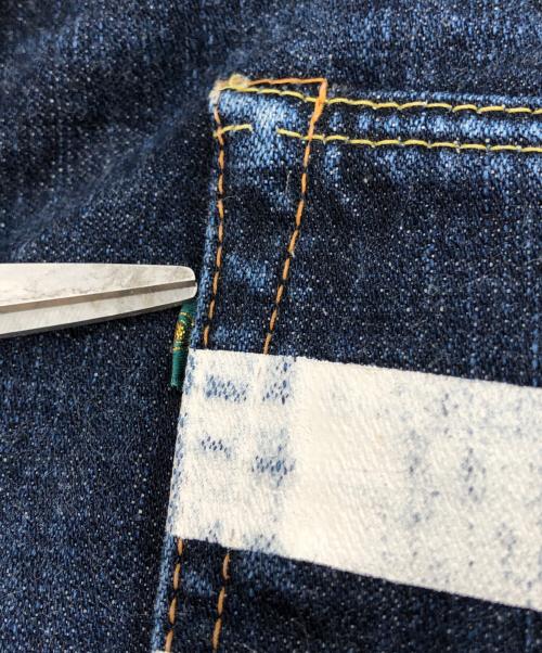 MOMOTARO JEANS（桃太郎ジーンズ）MOMOTARO JEANS (桃太郎ジーンズ) 15周年記念ジーンズ ブロークンデニム インディゴ サイズ:W34の古着・服飾アイテム