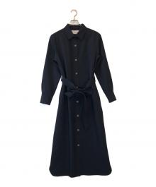 SOEJU（ソージュ）の古着「ソフトオックスシャツワンピース」｜ネイビー