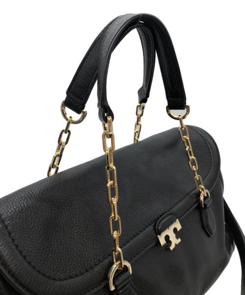 TORY BURCH（トリーバーチ）TORY BURCH (トリーバーチ) チェーンショルダーバッグ ブラックの古着・服飾アイテム