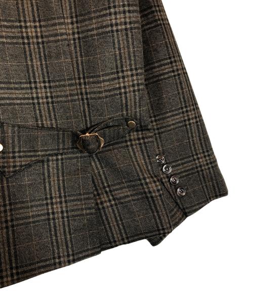 Ballsy.Brothers（ボールジーブラザーズ）Ballsy.Brothers (ボールジーブラザーズ) Western check & stripe setup ブラウン サイズ:Lの古着・服飾アイテム