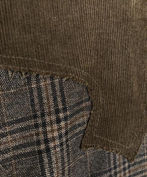 Ballsy.Brothers（ボールジーブラザーズ）Ballsy.Brothers (ボールジーブラザーズ) Western check & stripe setup ブラウン サイズ:Lの古着・服飾アイテム