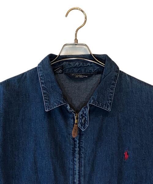 POLO RALPH LAUREN（ポロ・ラルフローレン）POLO RALPH LAUREN (ポロ・ラルフローレン) デニムスイングトップ ブルー サイズ:XLの古着・服飾アイテム