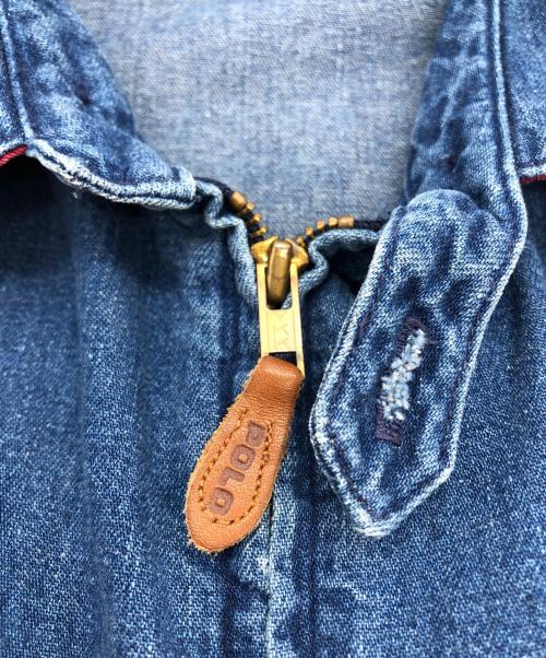 POLO RALPH LAUREN（ポロ・ラルフローレン）POLO RALPH LAUREN (ポロ・ラルフローレン) デニムスイングトップ ブルー サイズ:XLの古着・服飾アイテム