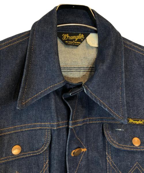 Wrangler（ラングラー）Wrangler (ラングラー) 4ポケット デニムジャケット インディゴ サイズ:38の古着・服飾アイテム