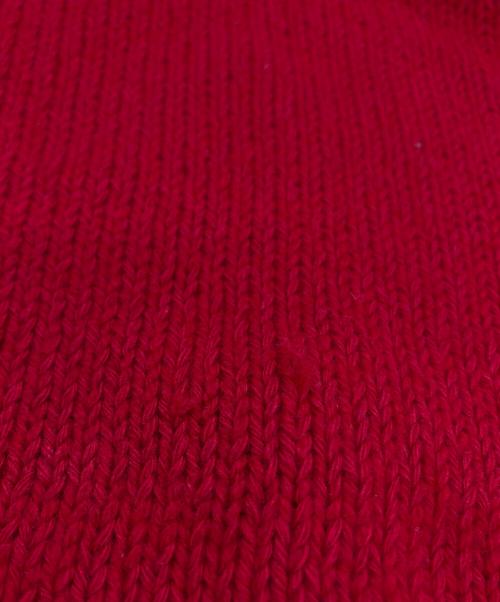 SUPREME（シュプリーム）SUPREME (シュプリーム) CONTRAST LOGO SWEATER レッド サイズ:Mの古着・服飾アイテム
