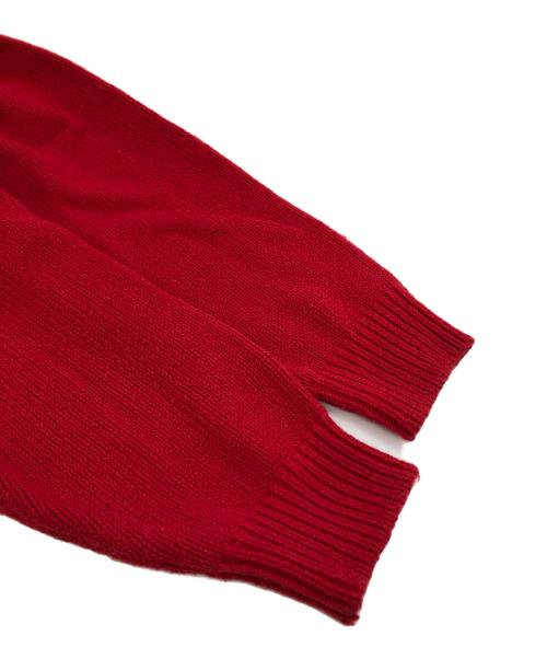 SUPREME（シュプリーム）SUPREME (シュプリーム) CONTRAST LOGO SWEATER レッド サイズ:Mの古着・服飾アイテム