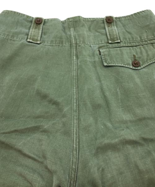 MILITARY（ミリタリー）MILITARY (ミリタリー) ミリタリーパンツ カーキ サイズ:４Fの古着・服飾アイテム