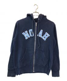 Noah（ノア）の古着「ロゴジップパーカー」｜ネイビー
