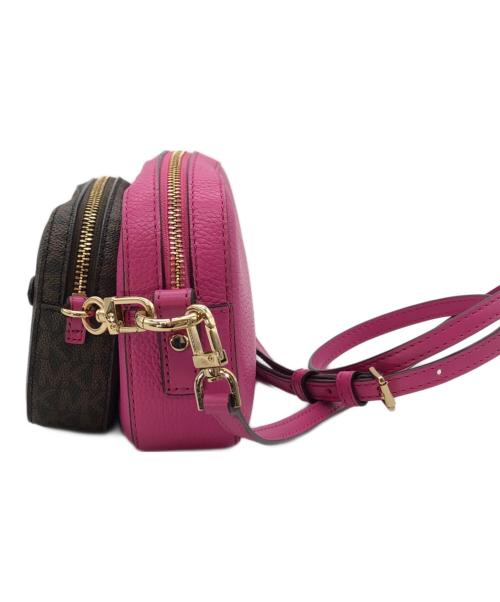 MICHAEL KORS（マイケルコース）MICHAEL KORS (マイケルコース) ダブルショルダーバッグ ピンク サイズ:下記参照の古着・服飾アイテム