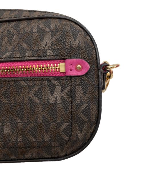 MICHAEL KORS（マイケルコース）MICHAEL KORS (マイケルコース) ダブルショルダーバッグ ピンク サイズ:下記参照の古着・服飾アイテム