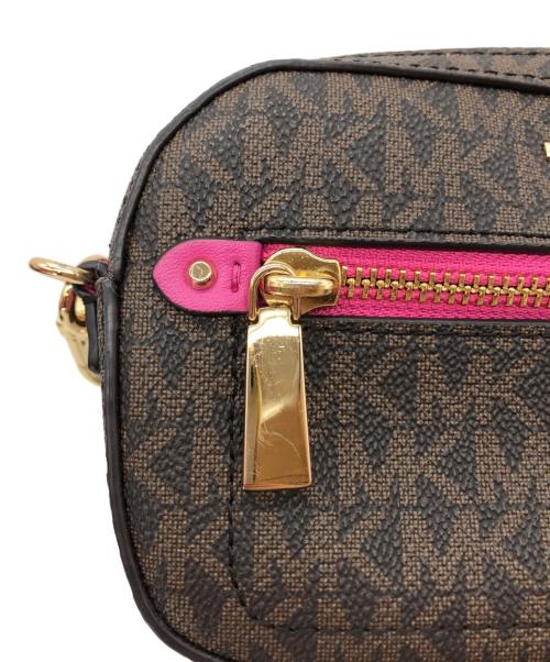 MICHAEL KORS（マイケルコース）MICHAEL KORS (マイケルコース) ダブルショルダーバッグ ピンク サイズ:下記参照の古着・服飾アイテム