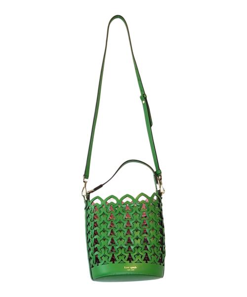 Kate Spade（ケイトスペード）Kate Spade (ケイトスペード) 2WAYバッグ グリーンの古着・服飾アイテム