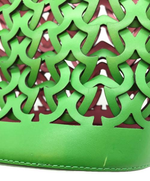 Kate Spade（ケイトスペード）Kate Spade (ケイトスペード) 2WAYバッグ グリーンの古着・服飾アイテム