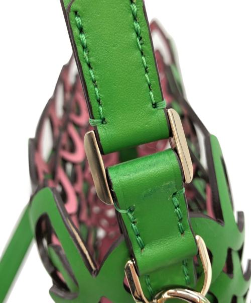 Kate Spade（ケイトスペード）Kate Spade (ケイトスペード) 2WAYバッグ グリーンの古着・服飾アイテム