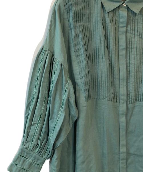 FILMUS13（フィルムス トレーズ）FILMUS13 (フィルムス トレーズ) EMILY SHIRT グリーン サイズ:FREE 未使用品の古着・服飾アイテム