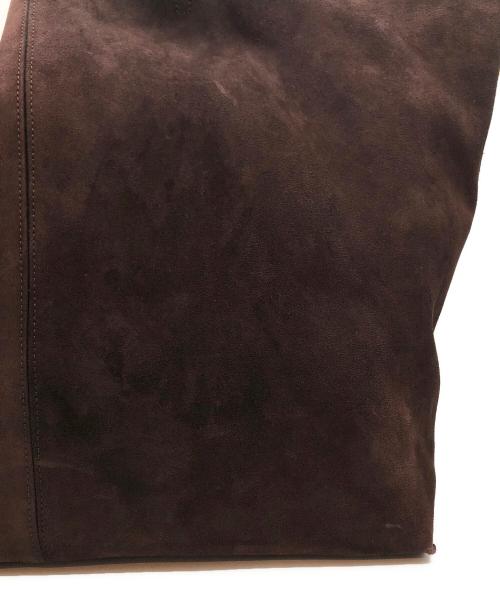 ZARA（ザラ）ZARA (ザラ) マキシスウェードトートバッグ ブラウンの古着・服飾アイテム