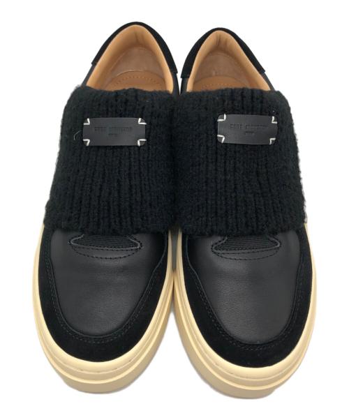 FOOT INDUSTRY（フットインダストリー）FOOT INDUSTRY (フットインダストリー) URBAN SNEAKER KNITTING ブラック サイズ:44の古着・服飾アイテム