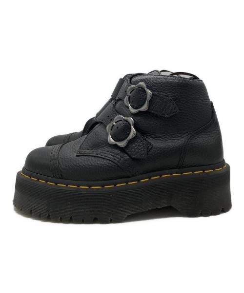 Dr.Martens（ドクターマーチン）Dr.Martens (ドクターマーチン) DEVON FLOWER 2ストラップブーツ ブラック サイズ:UK4の古着・服飾アイテム