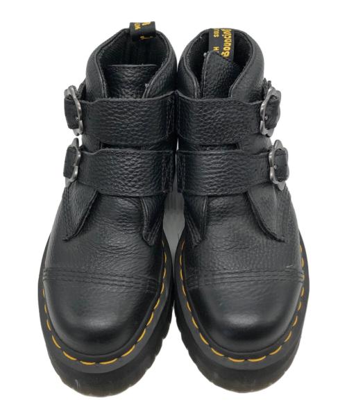 Dr.Martens（ドクターマーチン）Dr.Martens (ドクターマーチン) DEVON FLOWER 2ストラップブーツ ブラック サイズ:UK4の古着・服飾アイテム