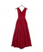 MYLANマイラン）の古着「Back-Cross Long Dress」｜レッド